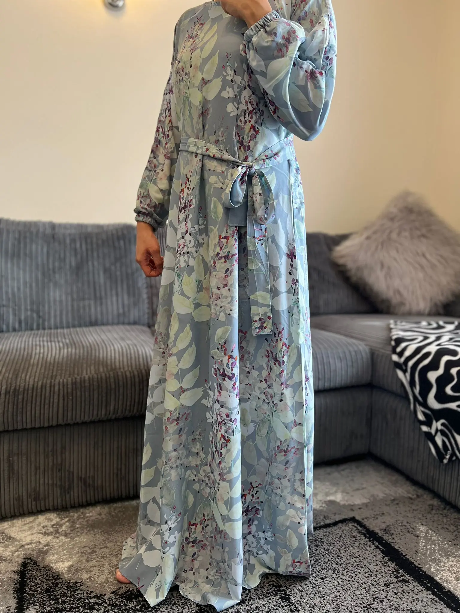 Milky Soft Georgette Long Dress