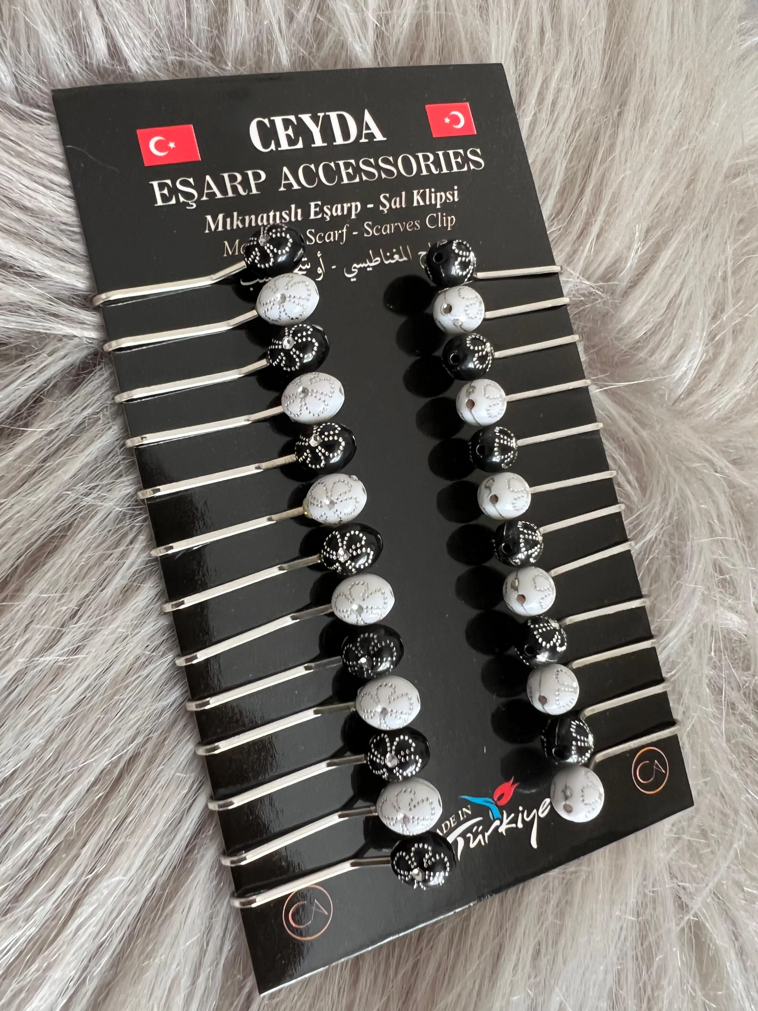 Turkish Hijab Pins | Pack of 12
